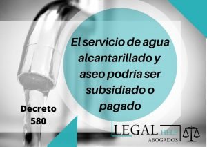 Posibilidad de subsidiar o pagar servicios públicos de acueducto, alcantarillado y aseo