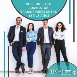 Subsidio para contratar trabajadores entre 18 y 28 años