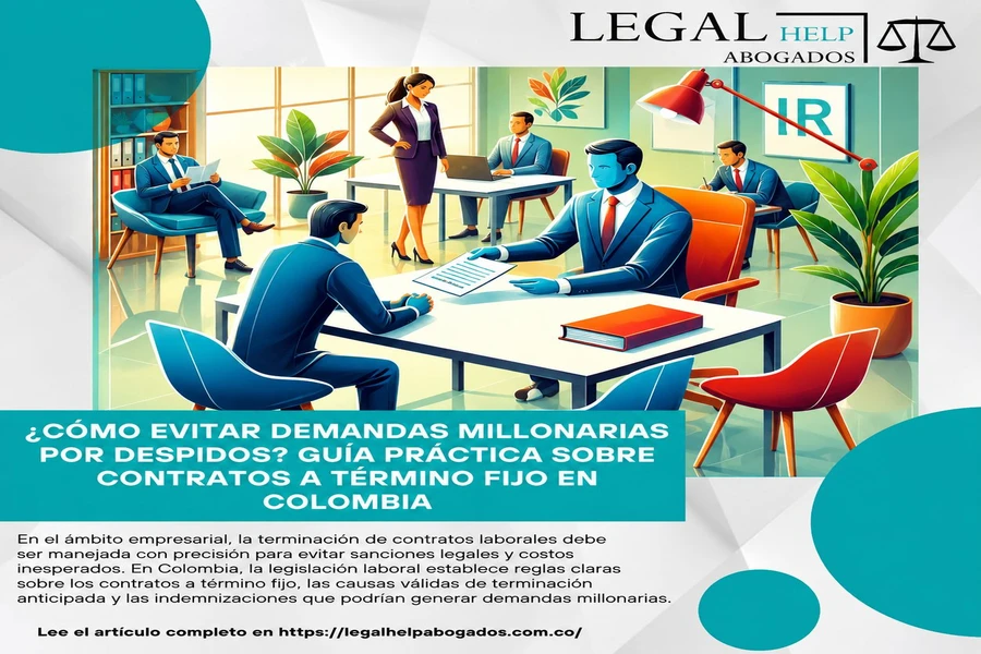 ¿Cómo evitar demandas millonarias por despidos? Guía práctica sobre contratos a Término Fijo en Colombia