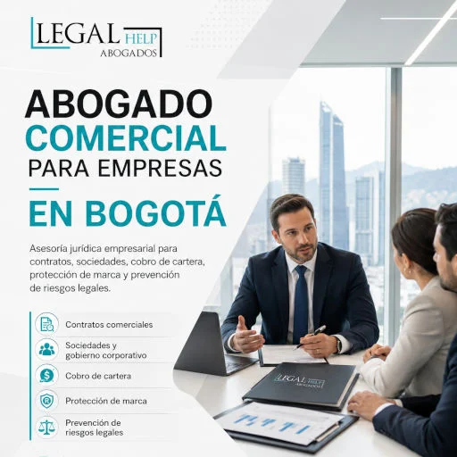 Abogado comercial para empresas en Bogotá asesorando contratos y riesgos legales